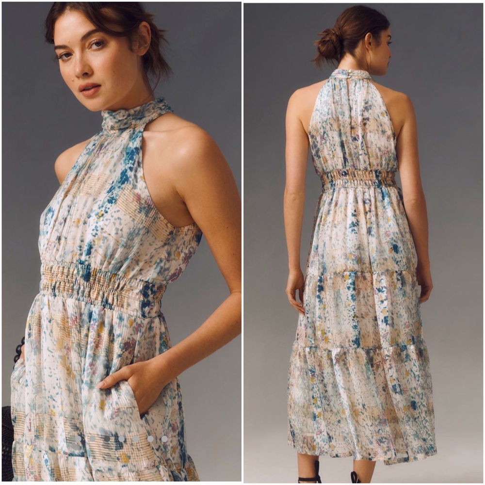NWT The Somerset Maxi Dress: Halter Edition